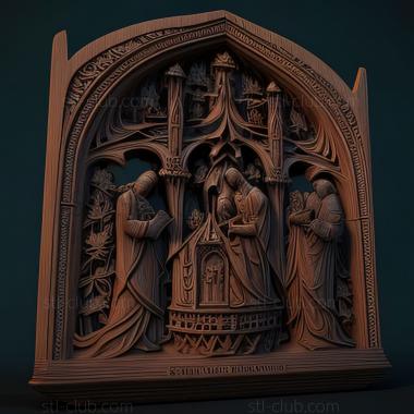 3D модель Англиканская церковь (STL)